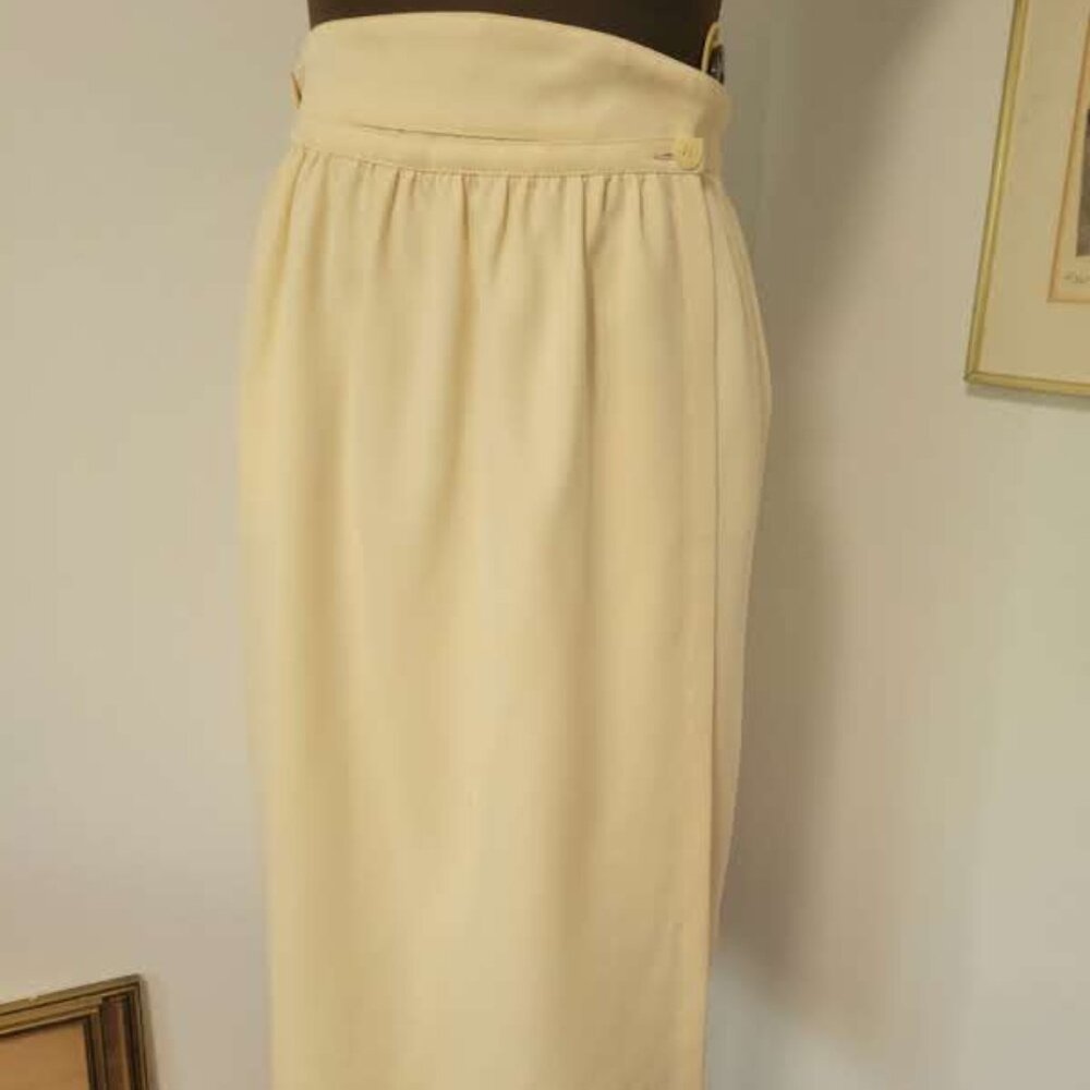 Mint Condition Vintage Giorgio Armani Wool Wrap Skirt